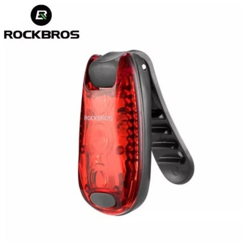 Set 2x Stop spate pentru bicicleta, 3 moduri de iluminare, impermeabil, 5.5 x 3 x 1.5 cm, gri [2]
