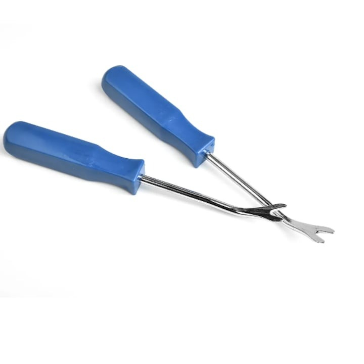 Set 2x Surubelnita universala, extractor metalic pentru clipsuri auto si diverse, albastru [2]