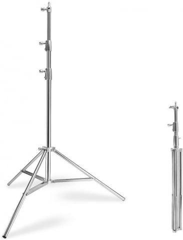 Set 2x Trepied stativ foto cu filet universal 1/4 si 3/8, inaltime maxima 285 cm, rezistenta maxima 10 kg [3]