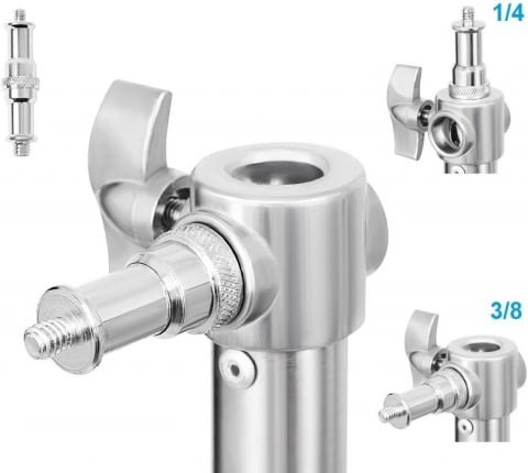 Set 2x Trepied stativ foto cu filet universal 1/4 si 3/8, inaltime maxima 285 cm, rezistenta maxima 10 kg [7]