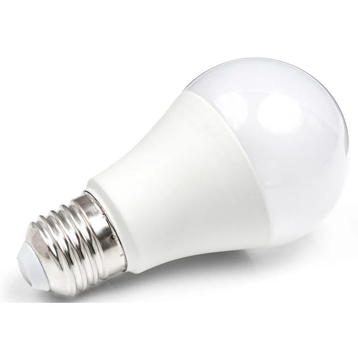 Set 3 becuri LED E27 5W, lumina alb cald, consum redus de energie, iluminare uniforma pentru locuinta, birou si spatii comerciale [3]