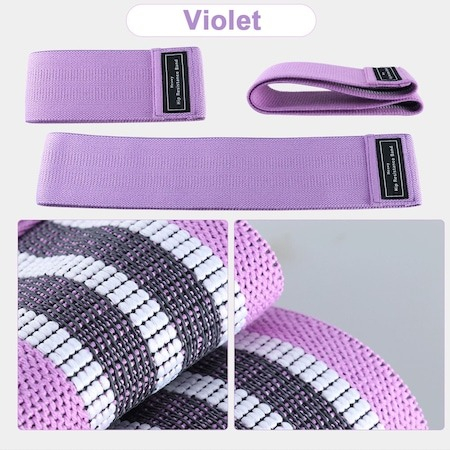 Set 3 benzi elastice profesionale din polibumbac cu fibre de latex - Multicolor [3]
