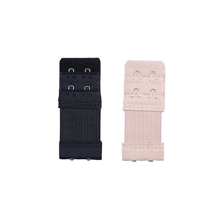 Set prelungire sutien, extensii pentru sutien cu 2 pozitii de prindere, 3 bucati, latime 3.8 cm, negru, crem, alb [2]