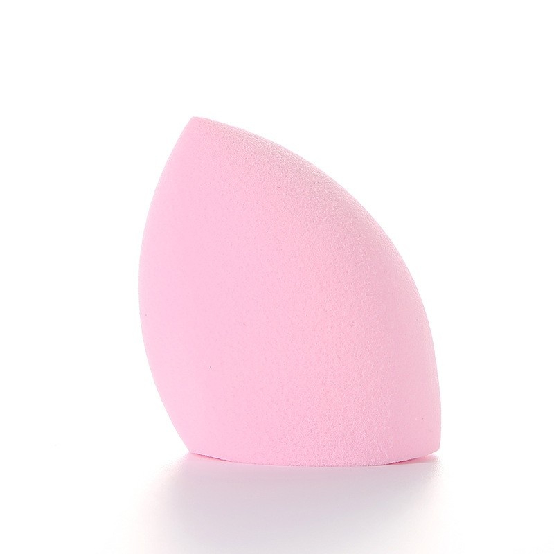 Set 3 bureti pentru machiaj, forme diferite, para, lacrima si oval taiat, tip beauty blender, pentru aplicare fond de ten, corector, roz [11]