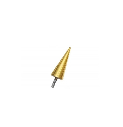 Set 3 burghie conice in trepte din otel, 4-32 mm cu husa de depozitare inclusa [6]
