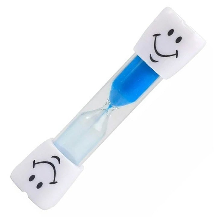 Set 3 clepsidre pentru perierea dintilor, 3 minute, 10 x 2.5 cm, albastru [4]