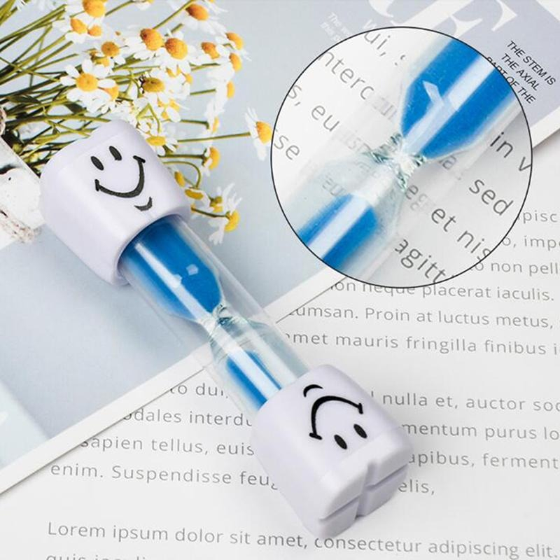 Set 3 clepsidre pentru perierea dintilor, 3 minute, 10 x 2.5 cm, albastru/roz/verde [4]