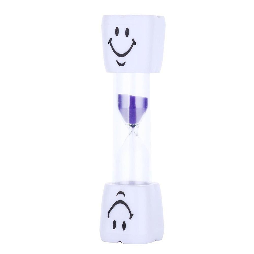 Set 3 clepsidre pentru perierea dintilor, 3 minute, 10 x 2.5 cm, portocaliu/mov/galben [3]