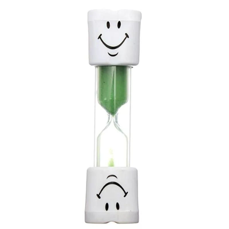 Set 3 clepsidre pentru perierea dintilor, 3 minute, 10 x 2.5 cm, verde [4]