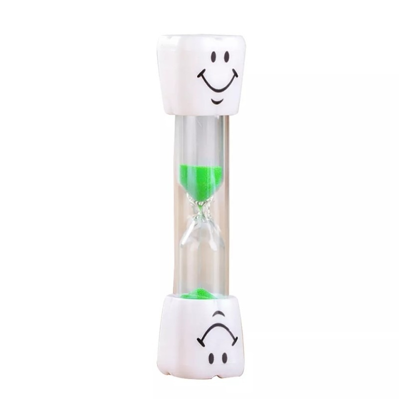 Set 3 clepsidre pentru perierea dintilor, 3 minute, 10 x 2.5 cm, verde [3]