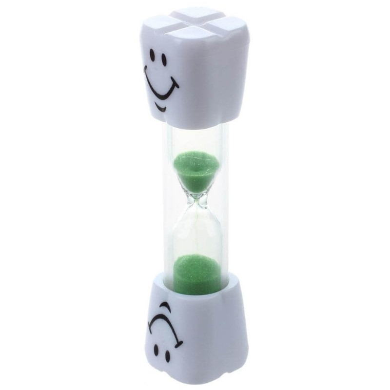 Set 3 clepsidre pentru perierea dintilor, 3 minute, 10 x 2.5 cm, verde [7]