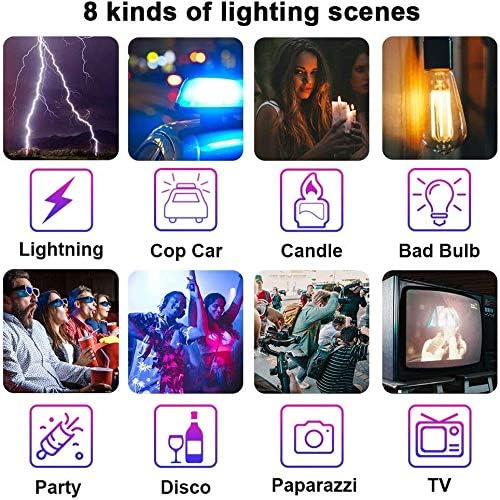 Set 3 panouri video LED RGB cu 3 trepiede, control prin aplicatie Bluetooth, 3200K-5600K, CRI97+, 20 efecte speciale, pentru studio foto, filmare si streaming [7]