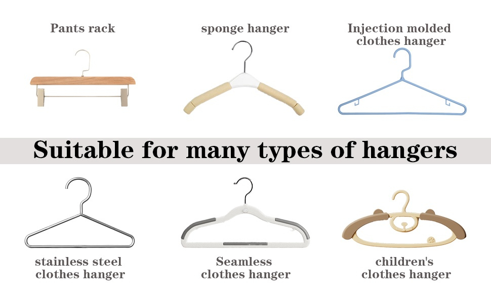 Set 30 carlige pentru umerase, multifunctionale, economisire spatiu, plastic, 3.5 x 2 cm, alb [9]