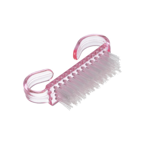 Set 30 Perii pentru Curatarea Unghiilor, Peri Moi si Rezistenti, Design Ergonomic cu Prindere Dubla, 6.5 x 3.2 x 1.5 cm, Roz Transparent [4]