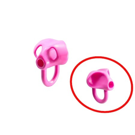 Set 3x suport de corectare a pozitiei de scriere, pentru prescolari si scolari, din silicon, roz [5]