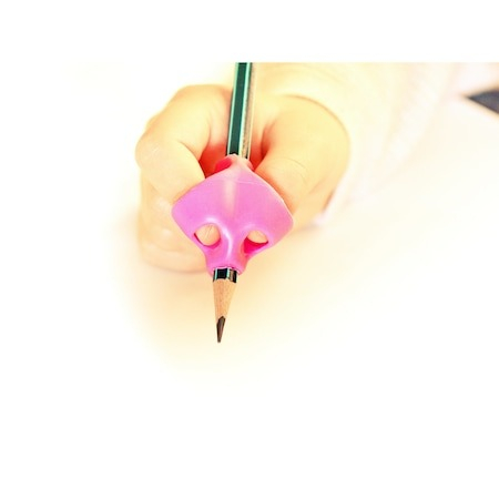 Set 3x suport de corectare a pozitiei de scriere, pentru prescolari si scolari, din silicon, roz [4]