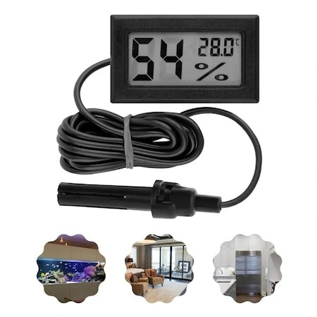 Set 3x Termometru higrometru de interior/exterior cu sonda,interval masurare -50 + 70 grade Celsius [2]