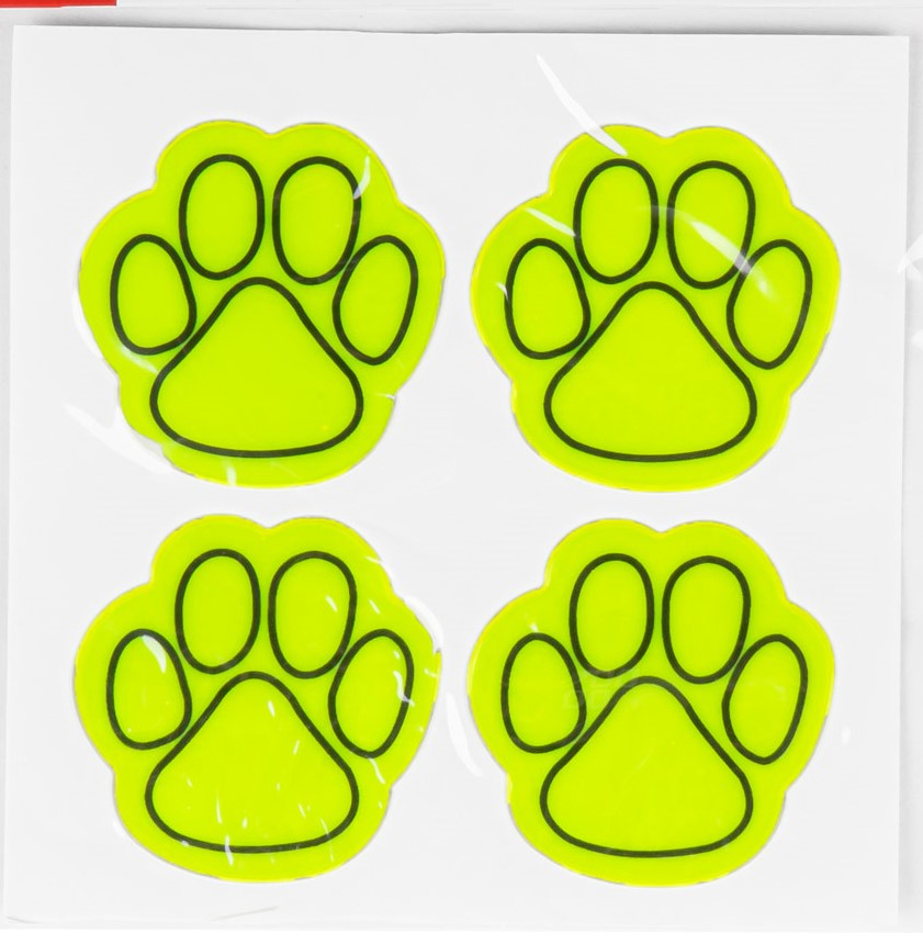 Set 4 abtibilduri reflectorizante verde fluorescent, 17 x 15 cm coala [5]