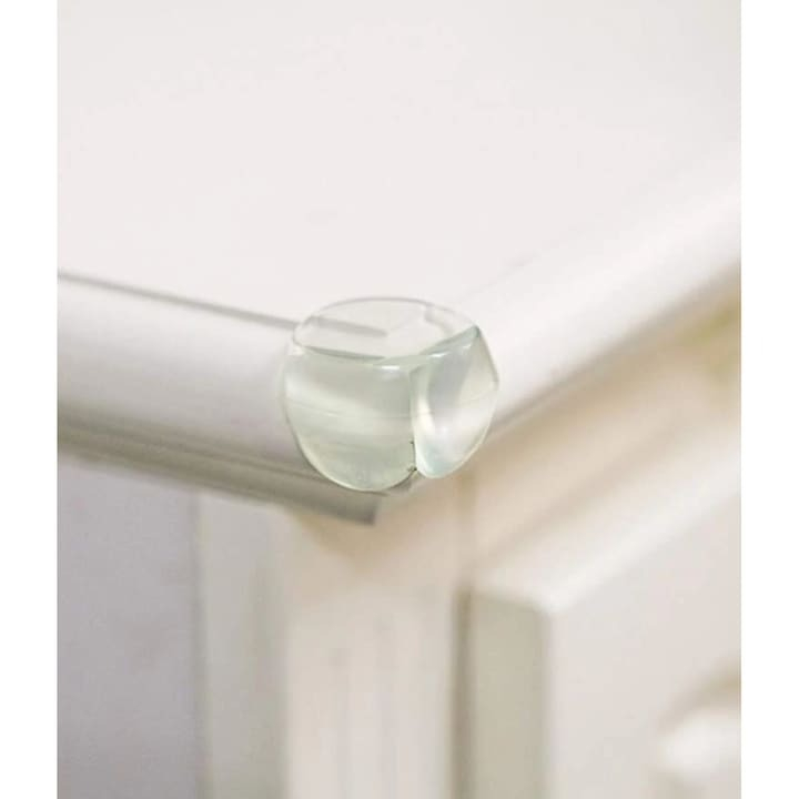 Set 4 bucati protectie colturi, universale, pentru siguranta copiilor, din silicon, rotunde, pentru mese, paturi, dulapuri, transparent [8]
