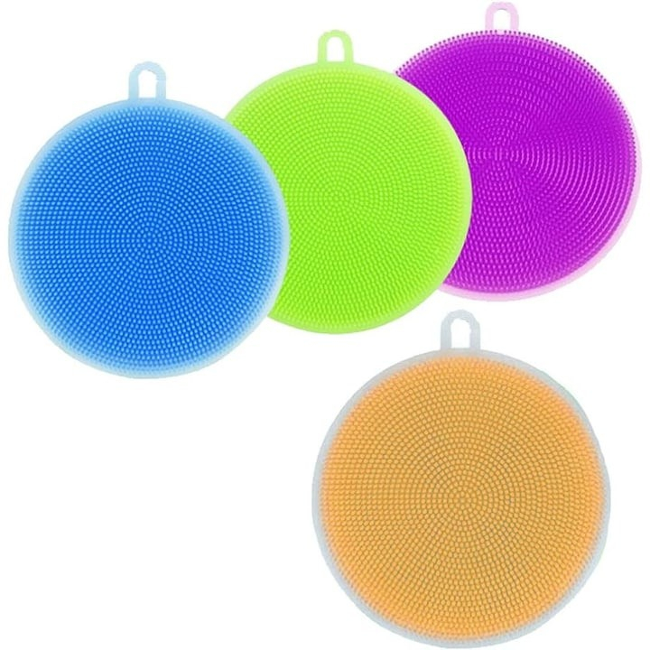 Set 4 bureti silicon multifunctionali make up, spalatori vase - Multicolor [1]