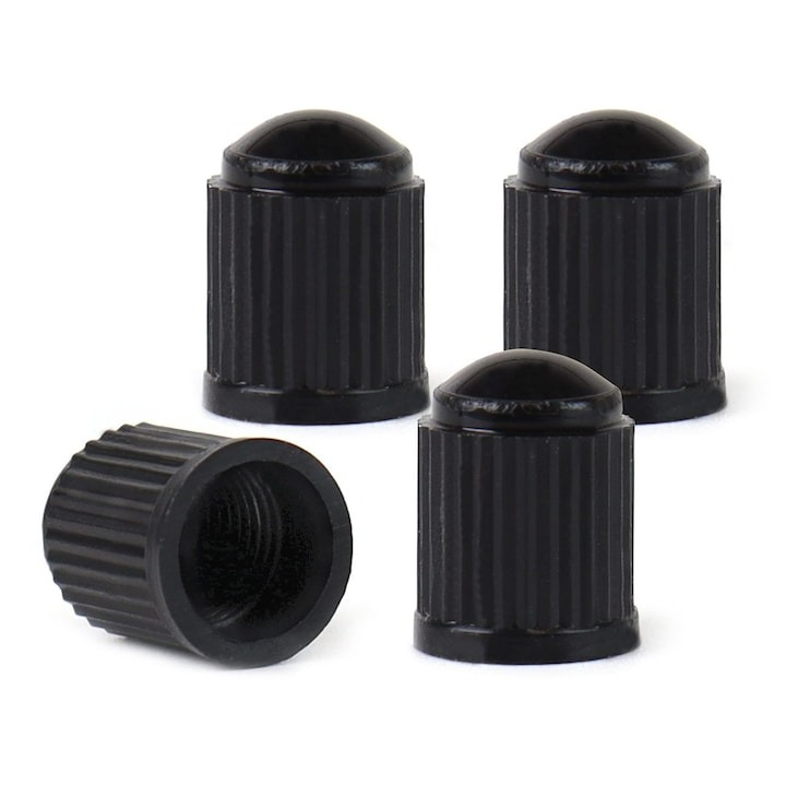 Set 4 capace din plastic universale pentru valva - Negru [1]