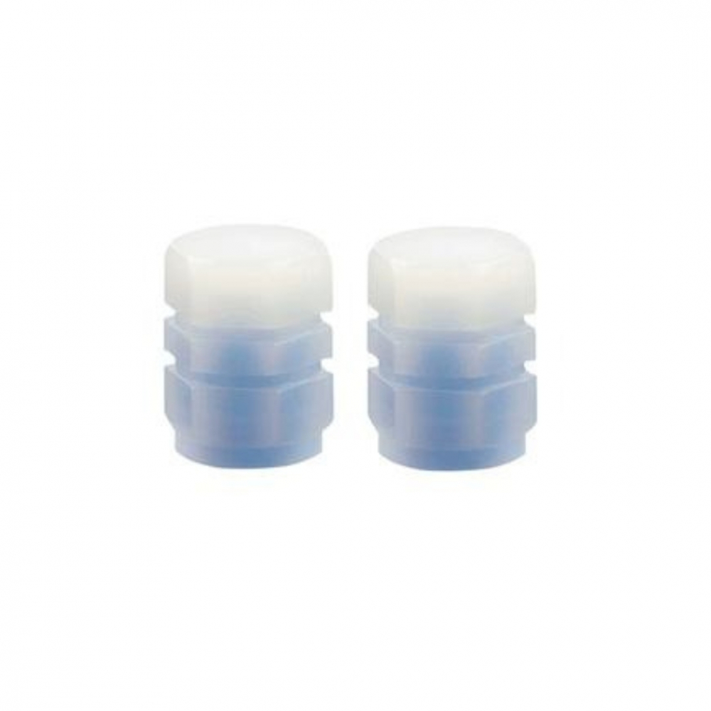 Set 4 capace pentru supapa cauciucuri, fosforescente, universale, ABS, albastru [5]