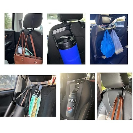 Set 4 carlige pentru genti si sacose cu prindere la tetiera [2]