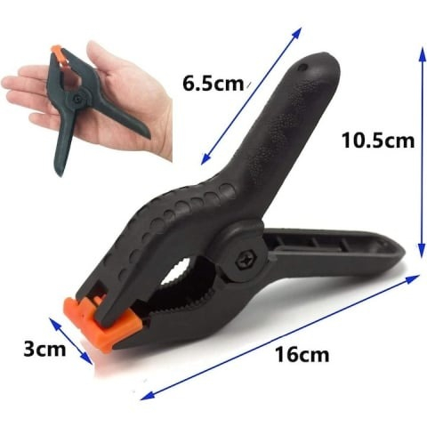 Set 4 clesti universali pentru diverse prinderi, fundal foto, lungime cleste 16 cm [3]