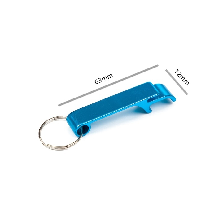 Set 4 desfacatoare sticle tip breloc aluminiu, usoare si compacte, multicolor, 6.3 x 1.2 cm [6]