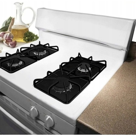 Set 4 folii detasabile de protectie pentru aragaz, din teflon - Negru [3]
