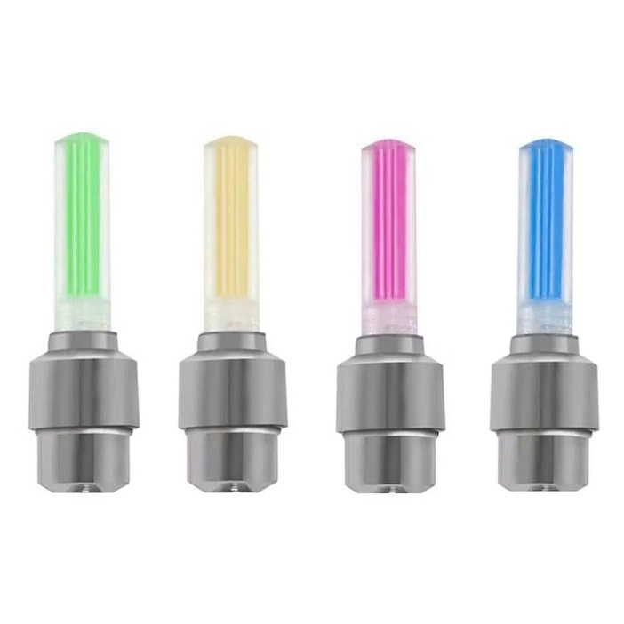 Set 4 lumini decorative valva LED pentru biciclete,auto - Multicolor
