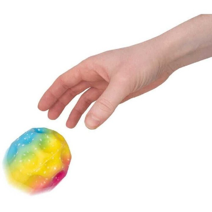 Set 4 mingi antistres roz si multicolor 6 cm, 2 roz + 2 multicolor, jucarii senzoriale din poliuretan moale, saltarete pentru relaxare, joaca si stimulare tactila [8]