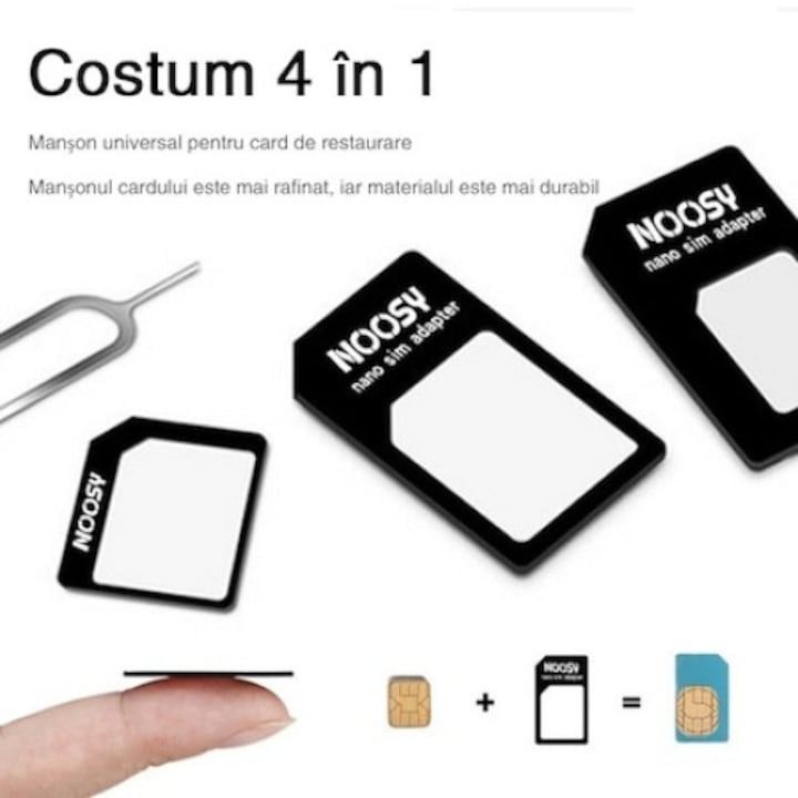 Set 4 piese special destinat pentru cartele SIM, universal cu cheita inclusa [2]