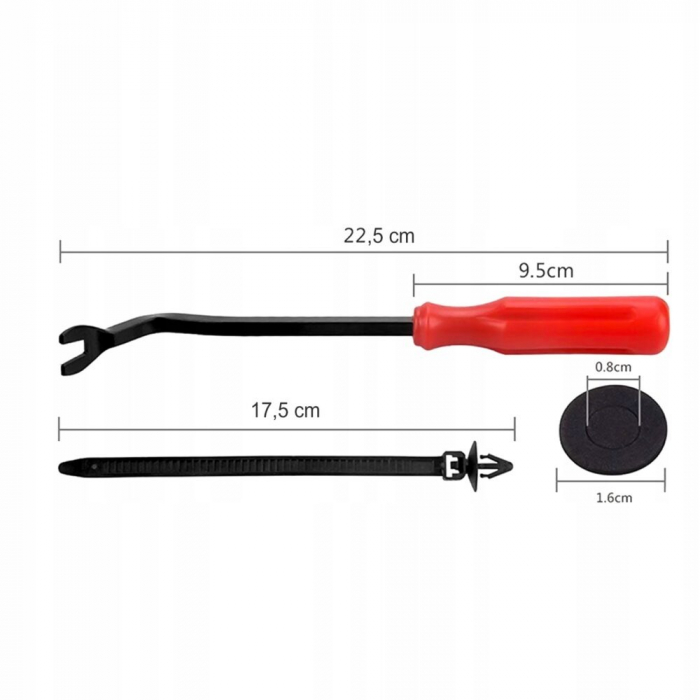 Set 456 clipsuri/ cleme auto de fixare, 18 dimensiuni, universale, plastic [2]