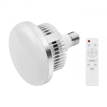 Set 4x Bec foto LED 3 moduri de lumina,putere 85W,soclu E27 cu telecomanda control [3]