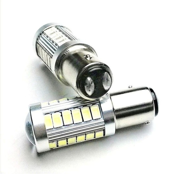 Set 4x Bec LED universal, auto BA15D, pentru bord, interior, numar, diverse [3]