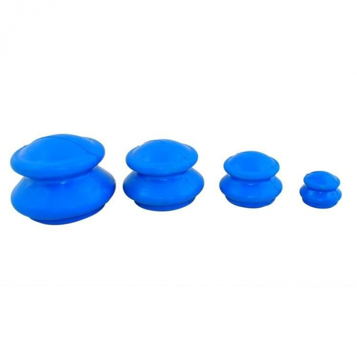 Set 4x ventuze terapeutice pentru masaj multifunctional - albastru [6]