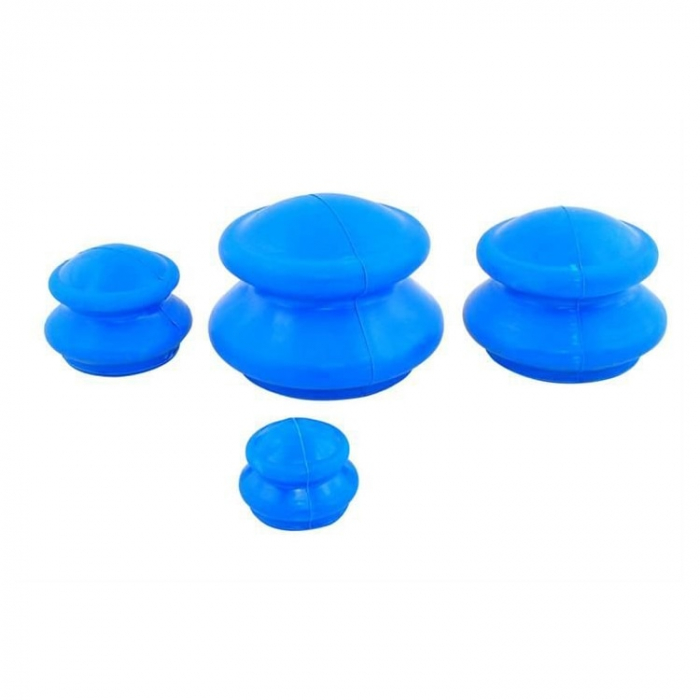 Set 4x ventuze terapeutice pentru masaj multifunctional - albastru [7]
