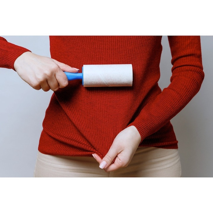 Set 5 rezerve pentru rola de curatat scame, 10 x 4.3 cm, alb [3]