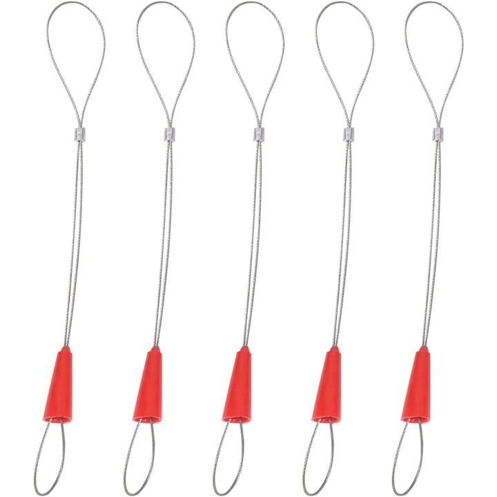 Set 5 agrafe extractoare multifunctionale pentru extragerea firelor, a diverse conductoare, lungime 24 cm, diametru 1.2mm