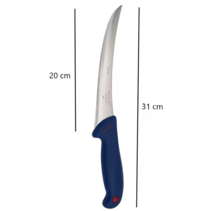 Set 5 cutite de macelarie profesionale, diferite dimensiuni, otel inoxidabil BRT [8]