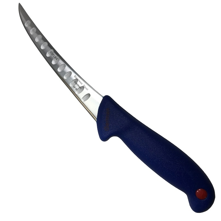 Set 5 cutite profesionale pentru macelarie, dezosat, filetat si injunghiat, otel inoxidabil [6]