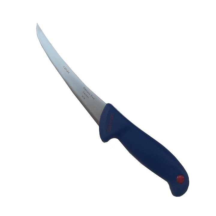 Set 5 cutite profesionale pentru macelarie, dezosat, filetat si injunghiat, otel inoxidabil [2]