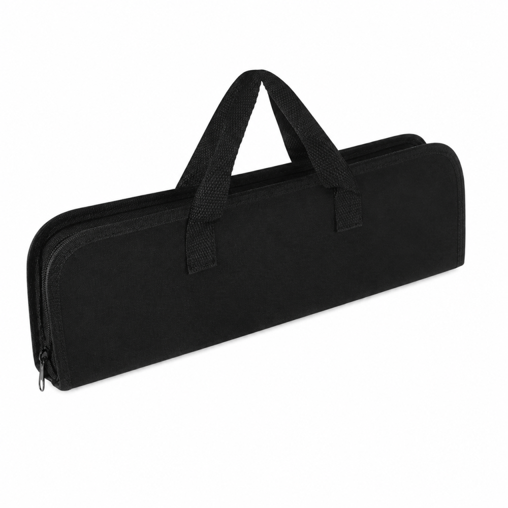 Set 5 ustensile pentru gratar din otel inoxidabil cu manere ergonomice, accesorii BBQ cu pensula silicon si husa pentru transport, 0.757 kg [9]