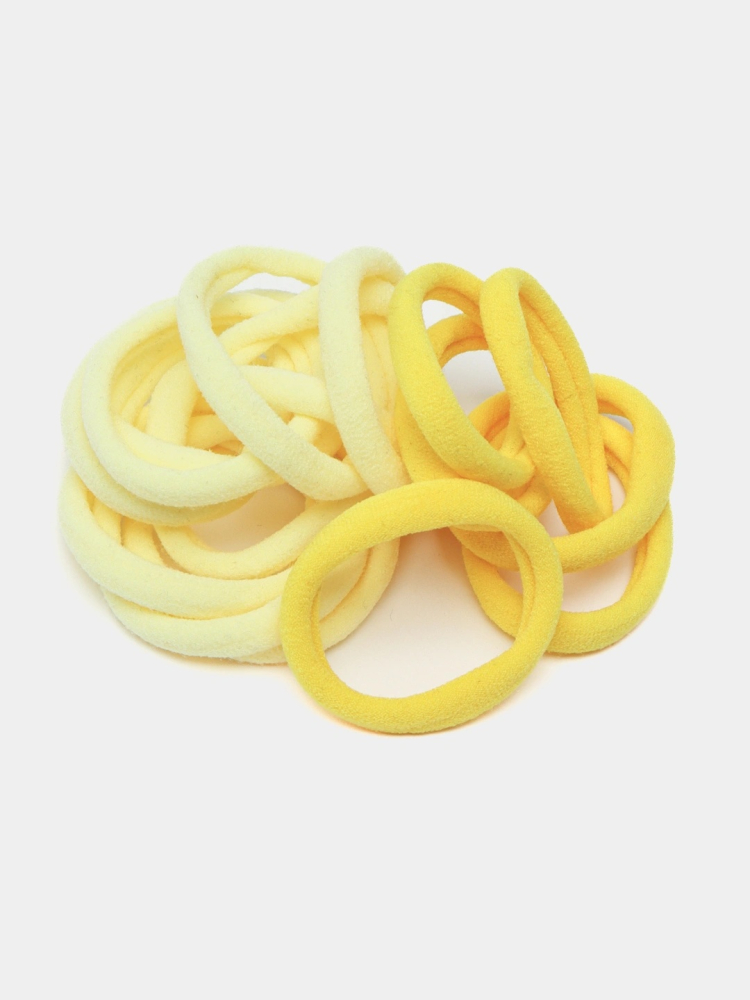 Set 50 elastice par textile 5 cm verde deschis si verde inchis, cutie transparenta, accesorii par copii si femei [2]