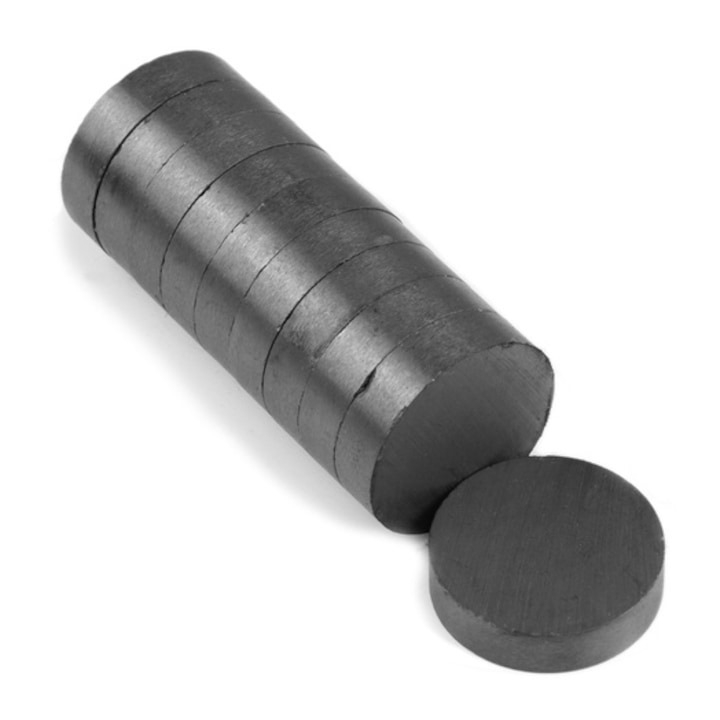 Set 50 magneti ferita disc, universali, 18 x 3 mm, negri [6]