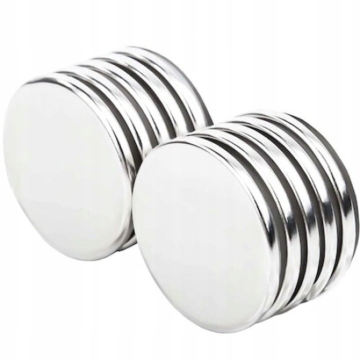 Set 50 magneti Neodim universali, diverse activitati, 10x1 mm - Rotund [3]