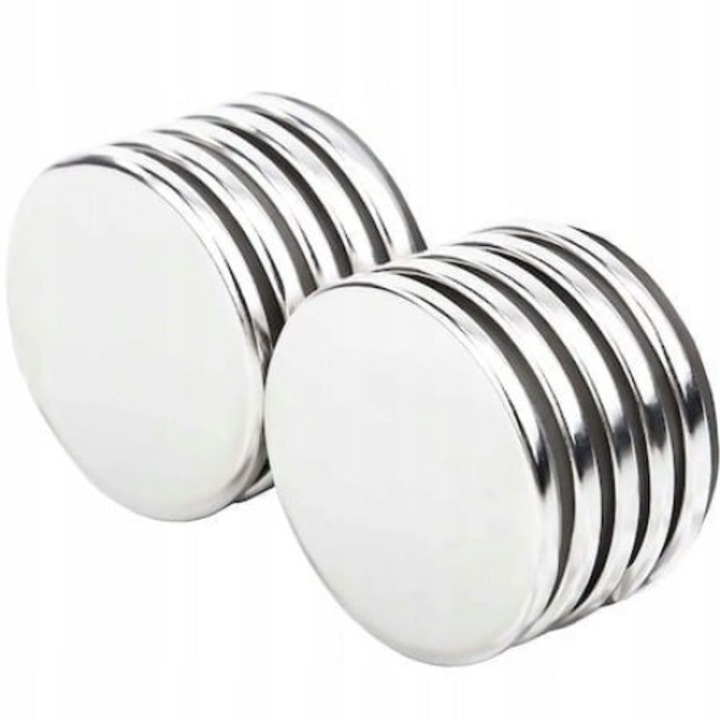 Set 50 magneti Neodim universali, diverse activitati, 8x1.5 mm - Rotund [2]