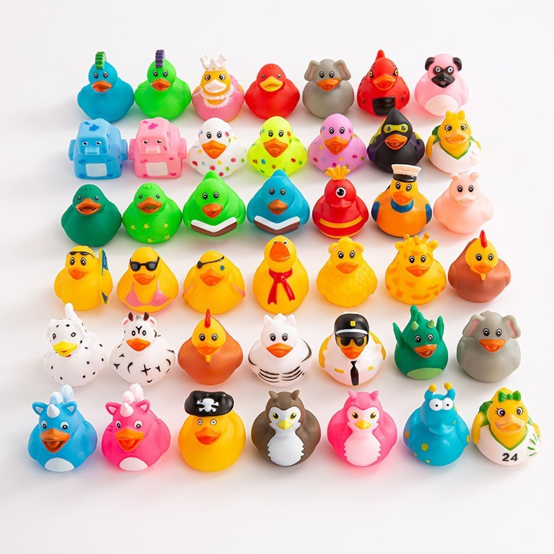 Set 50 ratuste de baie multicolore, 6 x 5,5 x 5,5 cm, modele variate [7]
