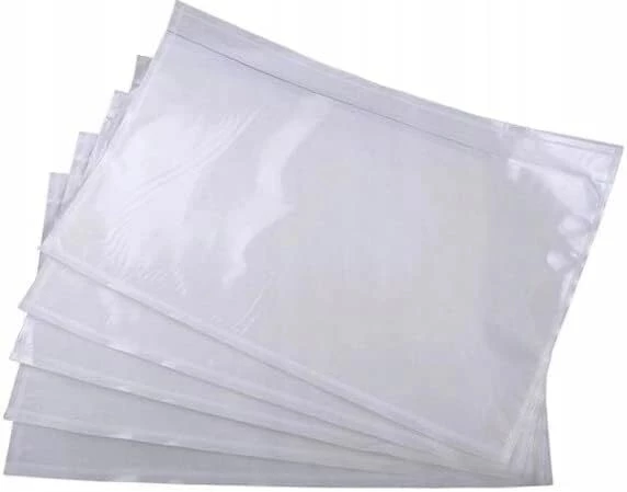 Set 500 plicuri de curier tip cangur C6, 175 x 132 mm, transparente, autoadezive, pentru AWB, facturi si documente de transport [10]